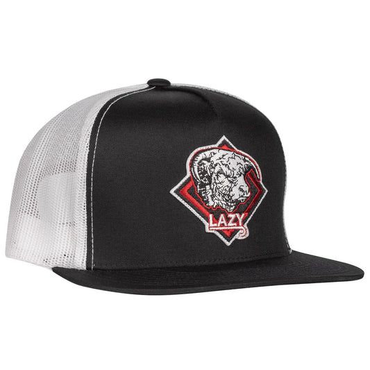 LAZY J RANCH BLACK & WHITE RED