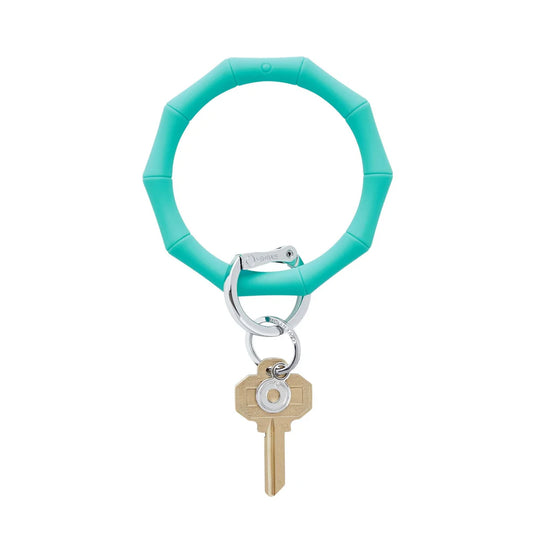 The Big O Key Ring- bamboo silicone