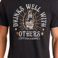 Men's "Drinks well with others" Tee