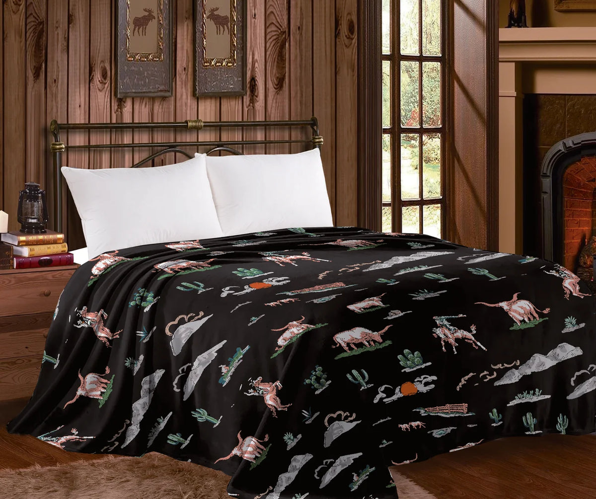 King Mia Throw Blankets