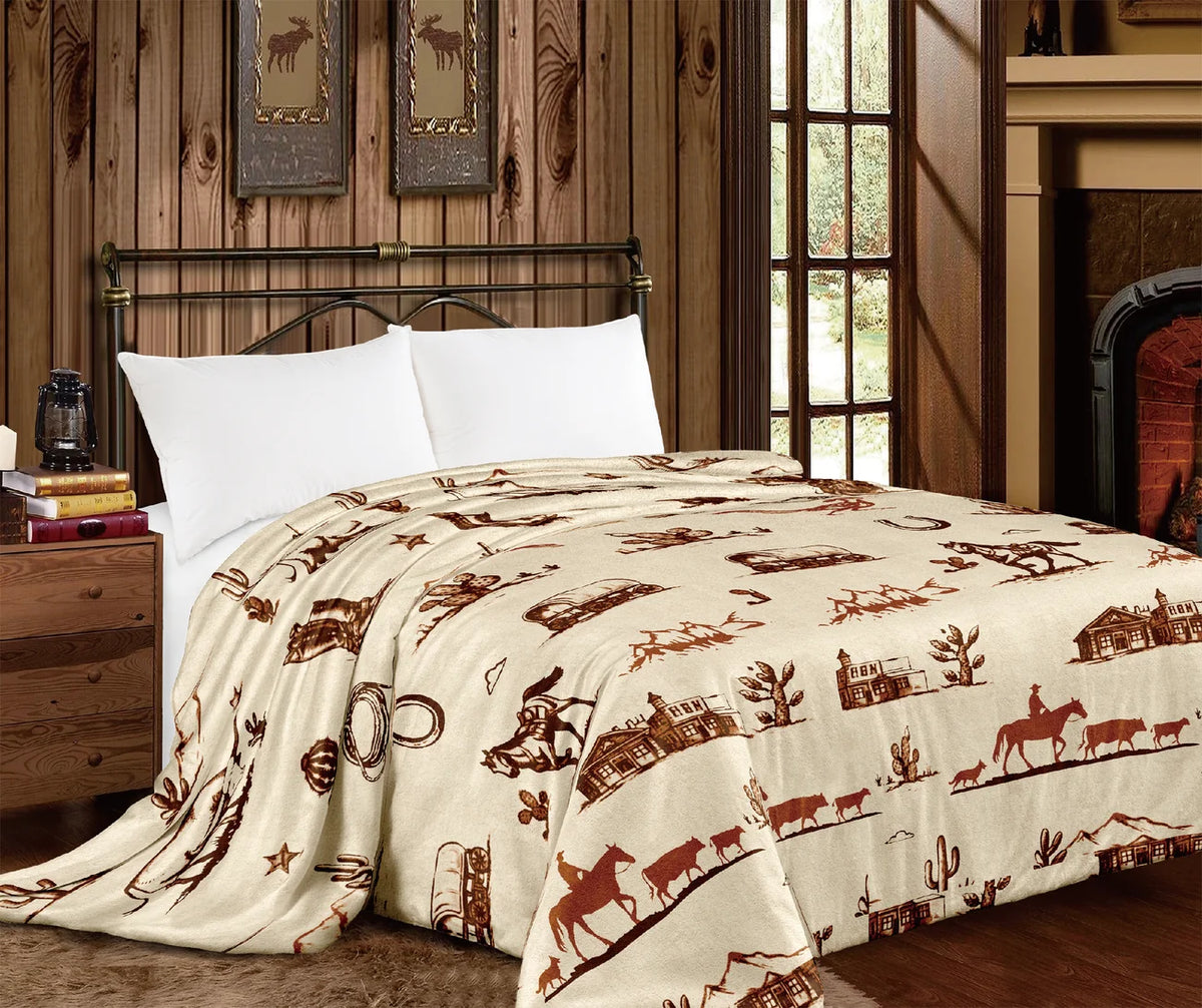 King Mia Throw Blankets