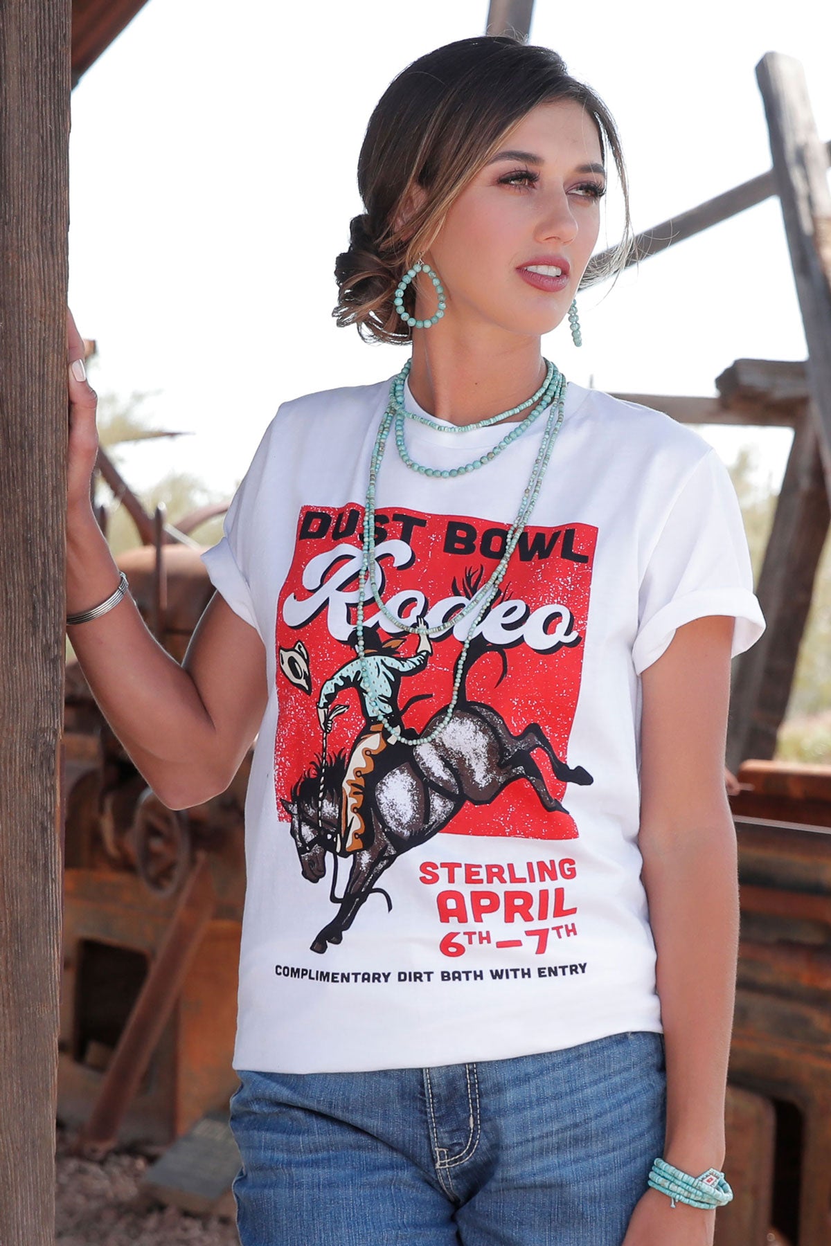 "Dust Bowl Rodeo" tee