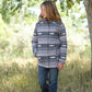 Cinch girls hooded pink/grey coat