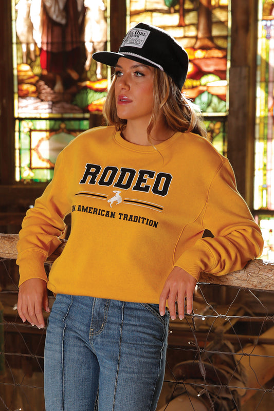 YELLOW "RODEO" SWEATSHIRT