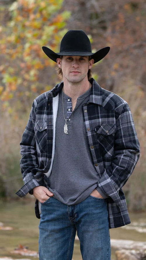 Men's Hooey Plad Shacket