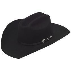 Twister Black Felt (cattlemen's crown)