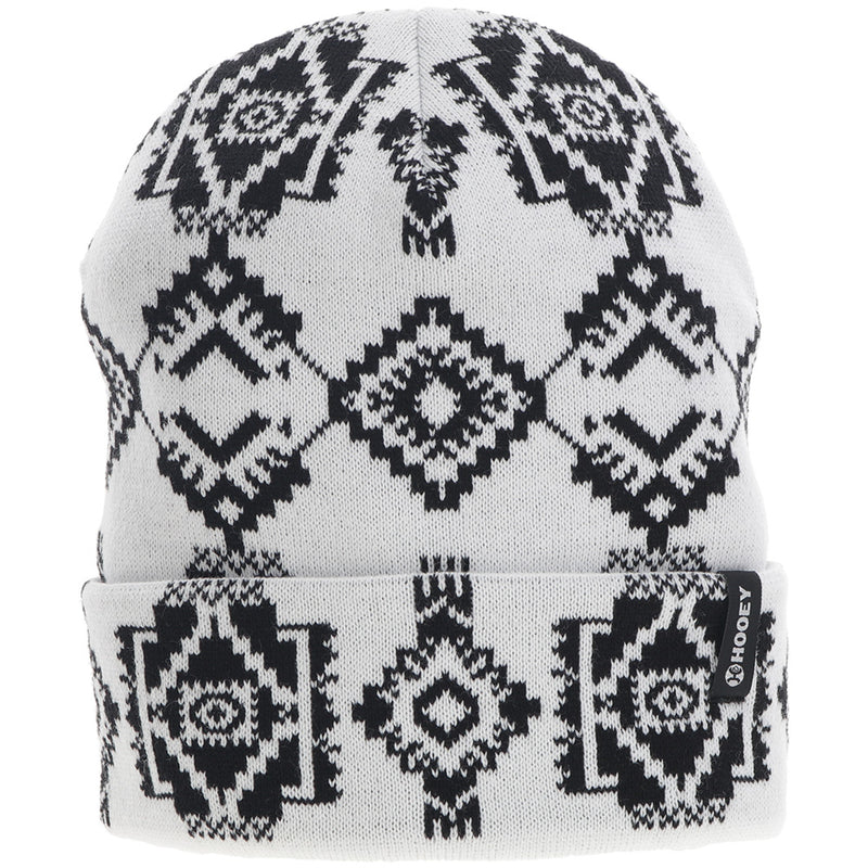 HOOEY BEANIE BLACK AZTEC