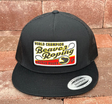 "Beaver Roping" cap- black