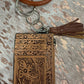 Cowhide bangle Card Holder