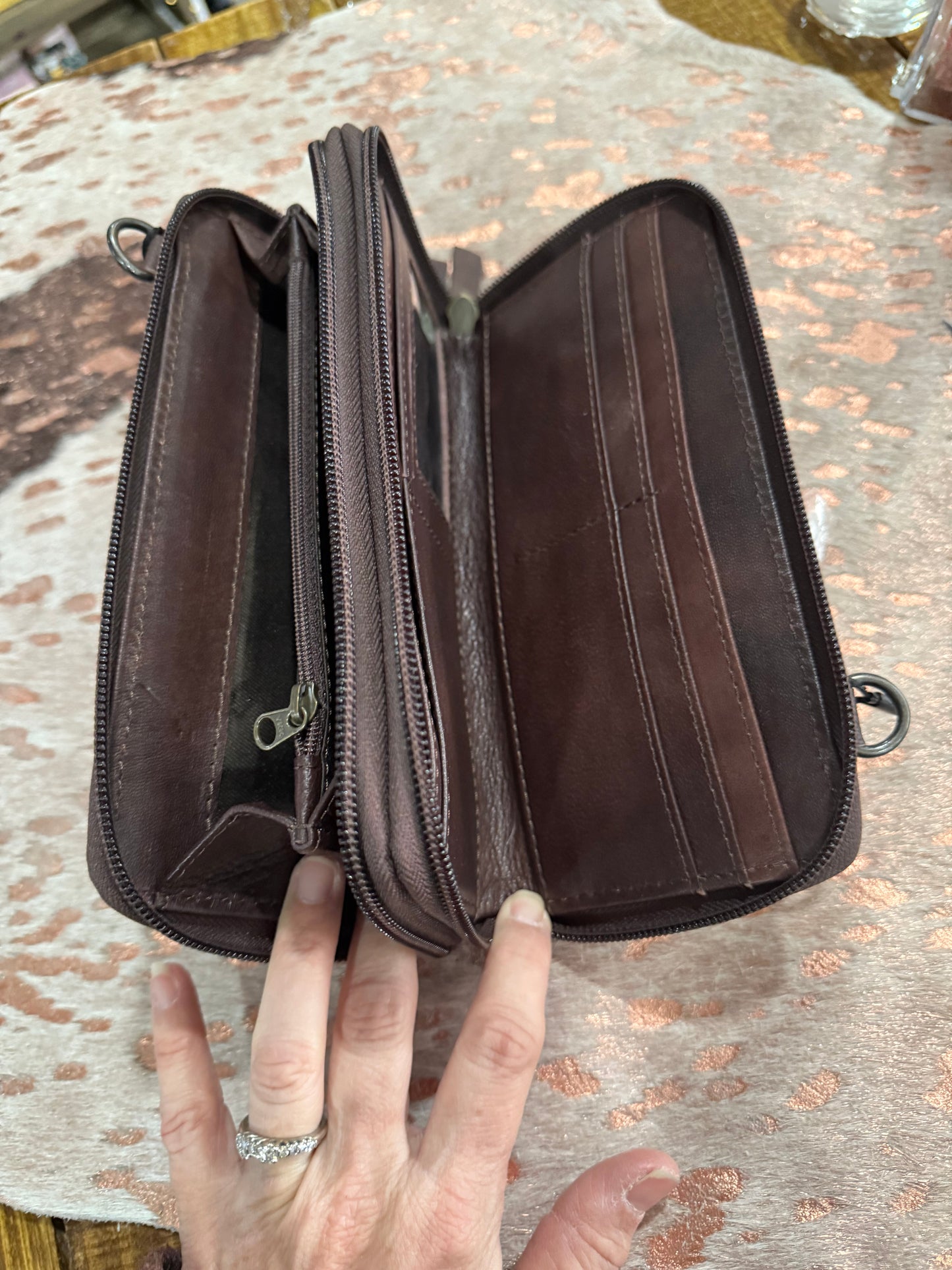 Women's Tooled Wallet