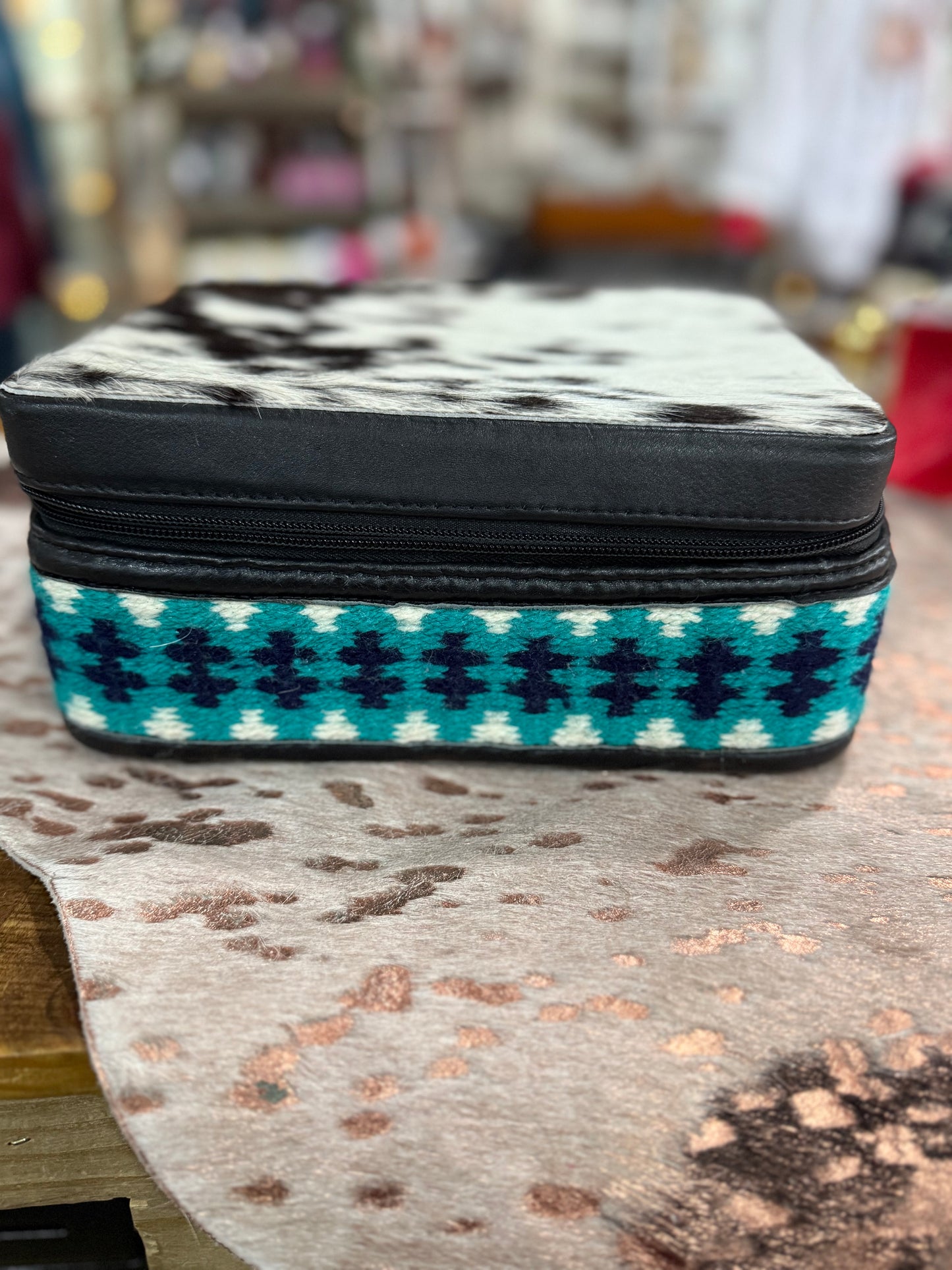 Cowhide & Tool jewelry boxes