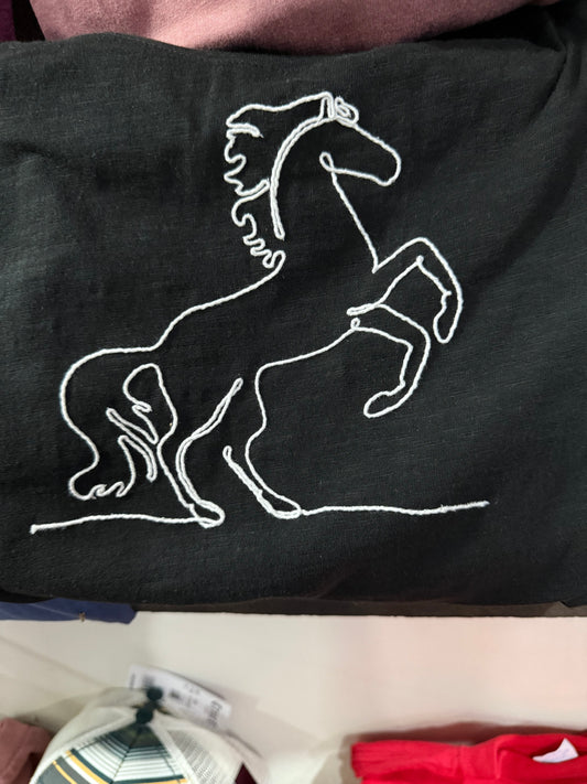 Women's Ropers "Wild West Pony" Cropped Tee