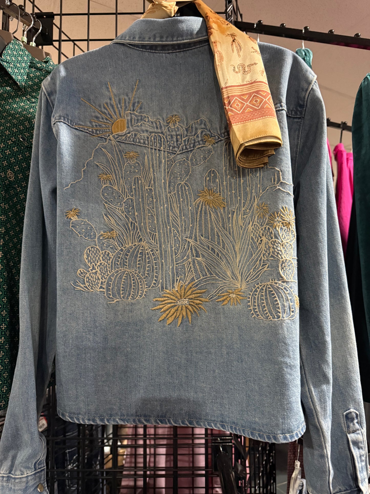 Women's Stetson Cactus Blue Jean Jacket
