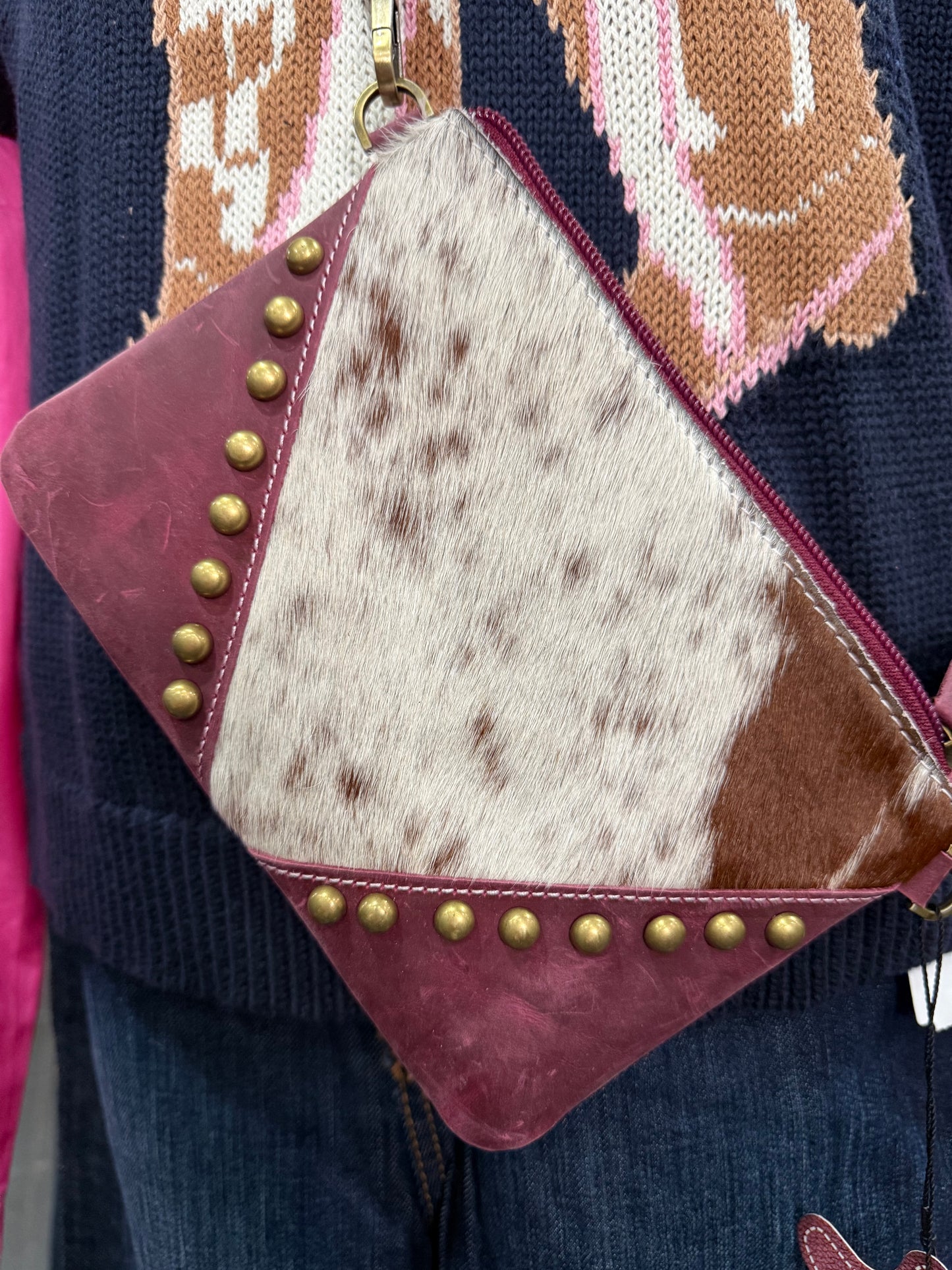 Cowhide Crossbody