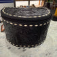 All Black Tooled Jewelry Box