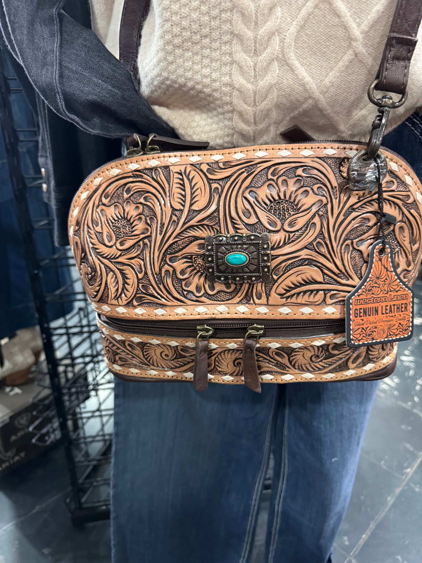 Tooled Purse