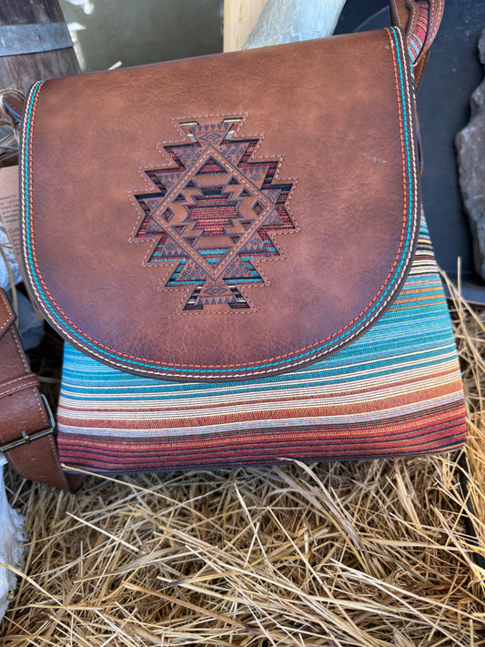 Brown w/aztec and southern stipes
