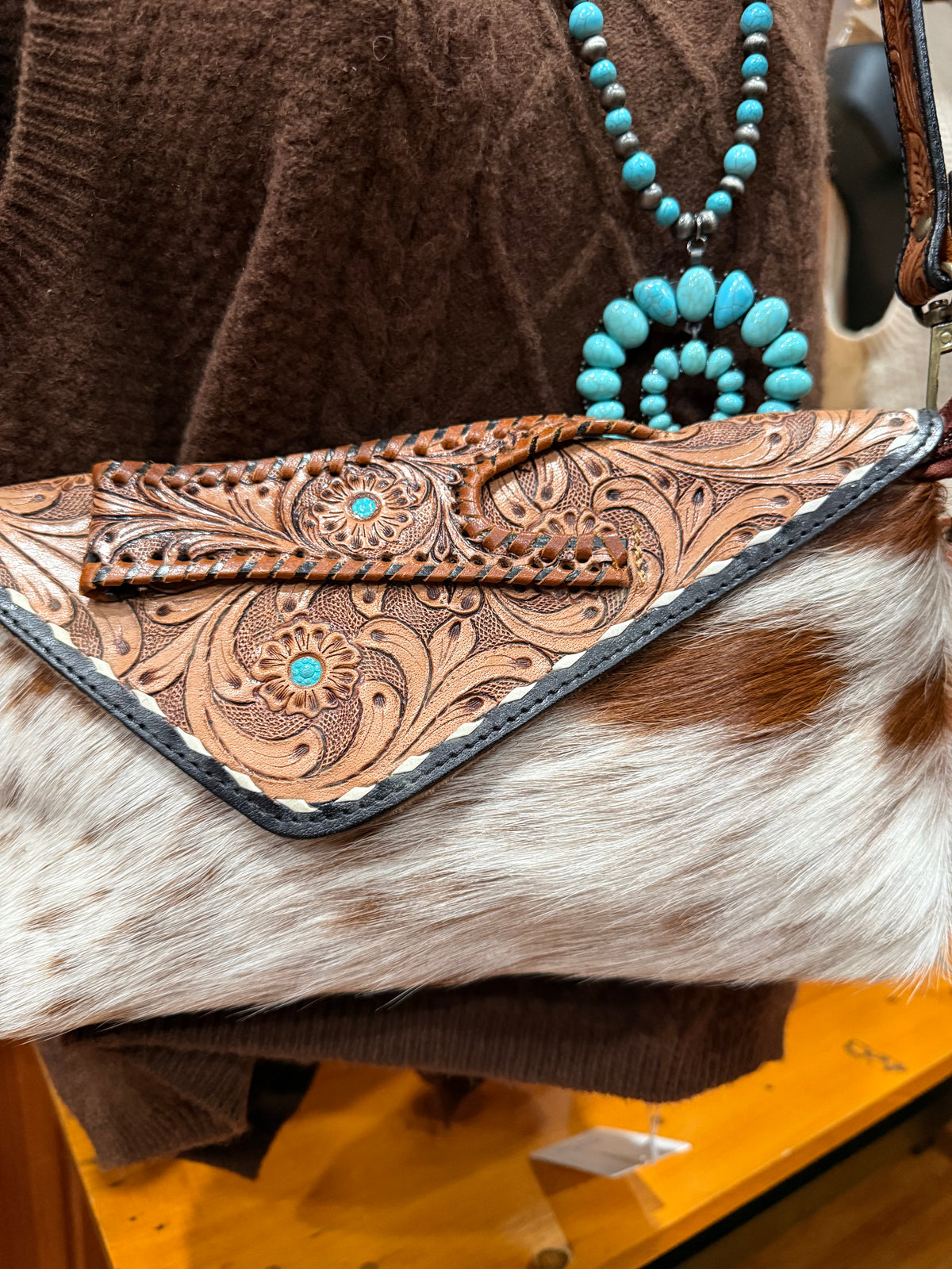 Tooled & Cowhide purses