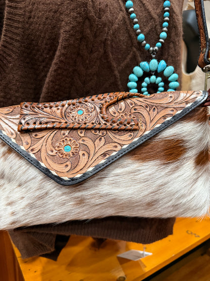 Tooled & Cowhide purses
