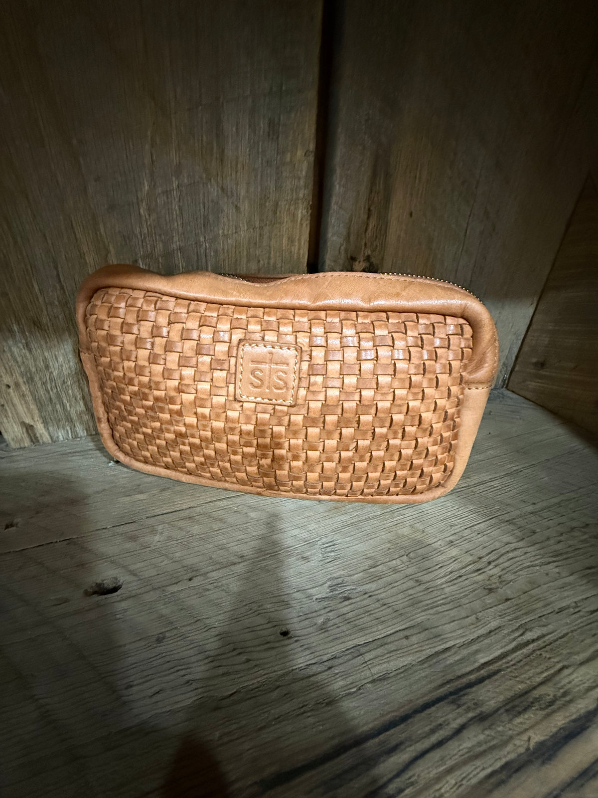 STS leather cosmetic bag