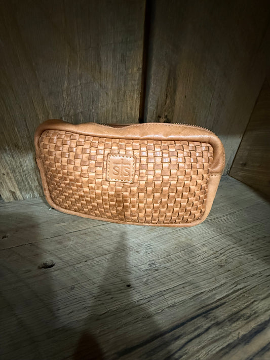 STS leather cosmetic bag