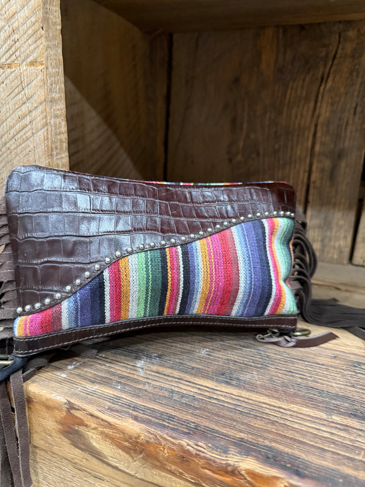 Rafter T Clutch purse