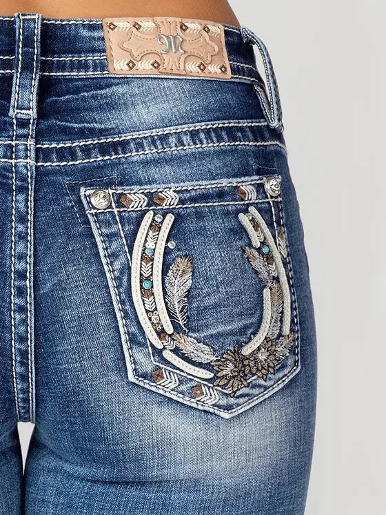 Women's Miss Me Horse shoe