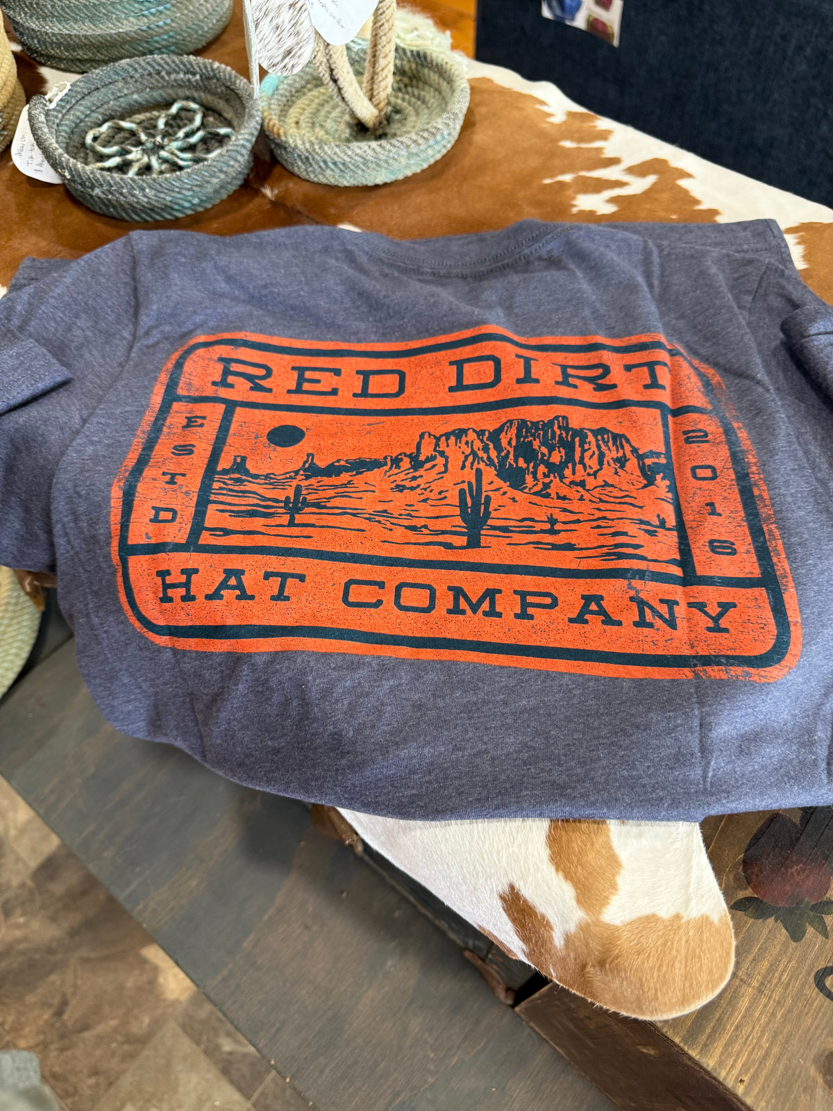 Red Dirt Navy Tee