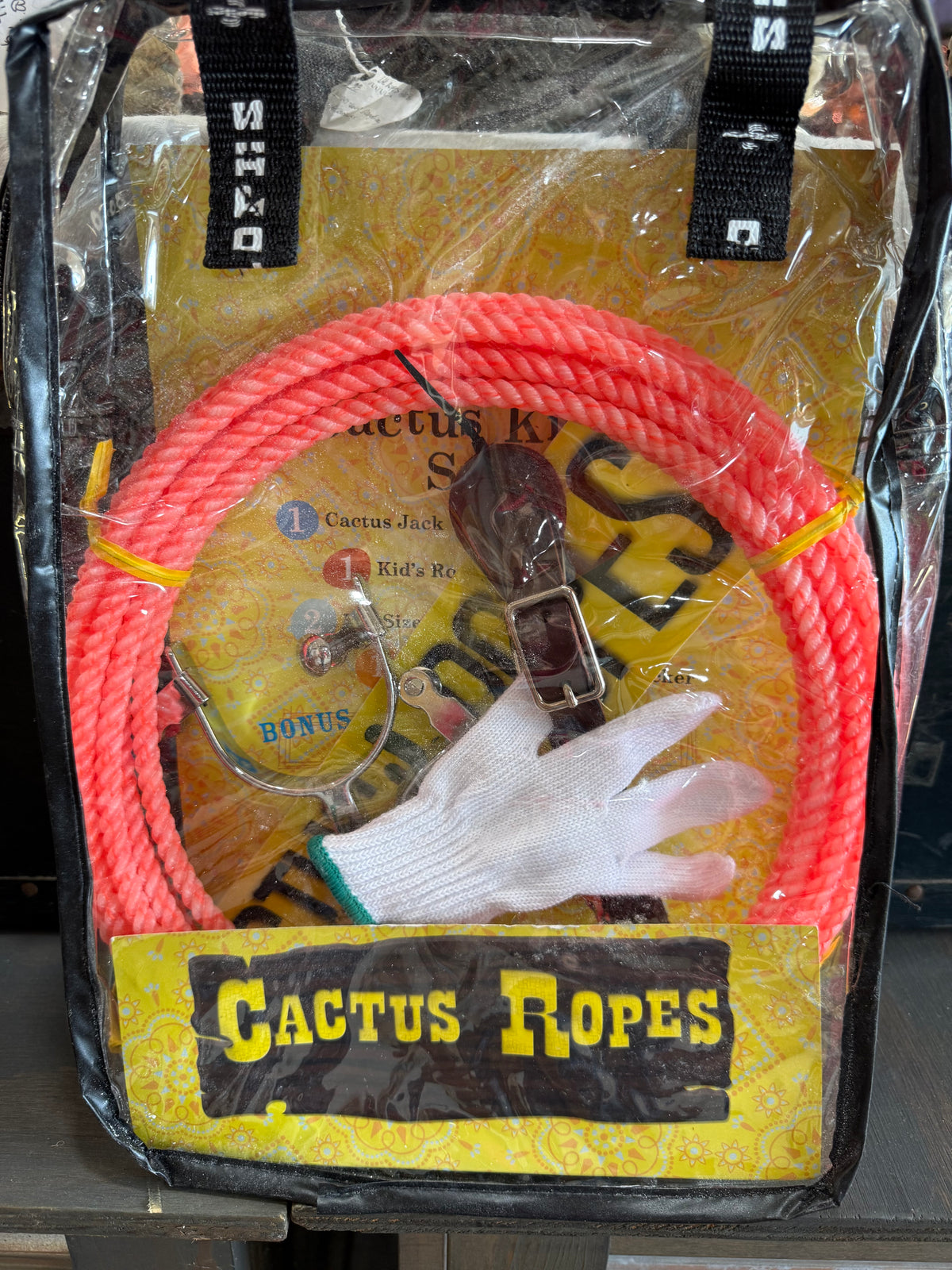 Cactus Kids Rope kit w/spurs & straps