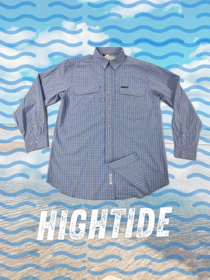 Men"s Reel Rodeo Blue Plaid shirt
