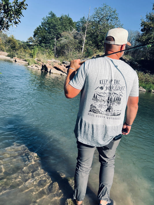 Reel Rodeo Keep up the fight shirt