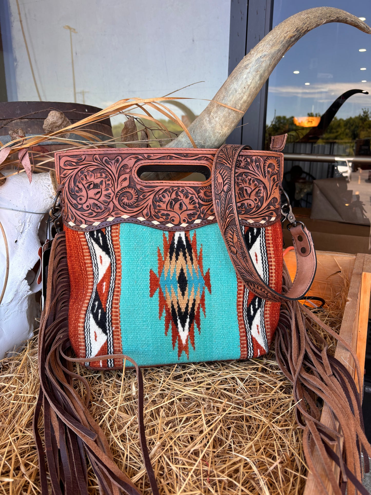 Aztec Saddle Blanket Clutch Bag