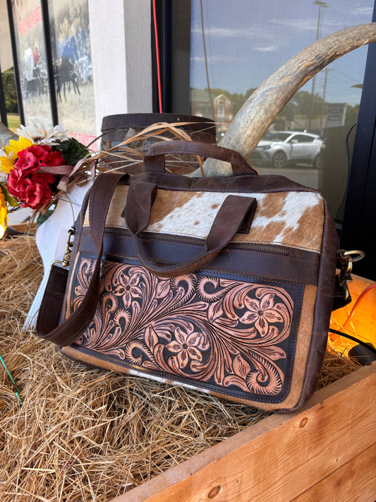 Tooled Laptop Bag