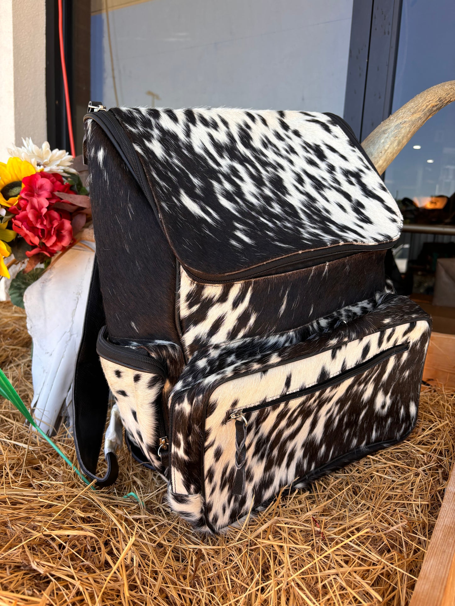 Cowhide Backpack- regular size