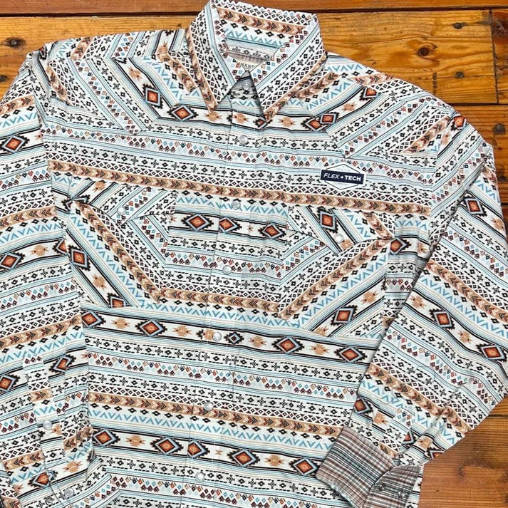 Panhandle slim boys aztec shirt