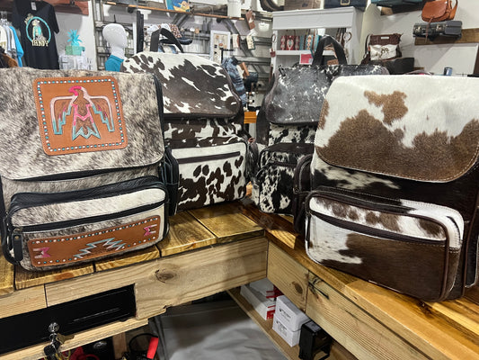 COWHIDE BACKPACK