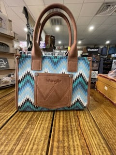 Aztec Wrangler Purse (Blue)