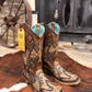 Corral Women's Cognac Overlay Boots