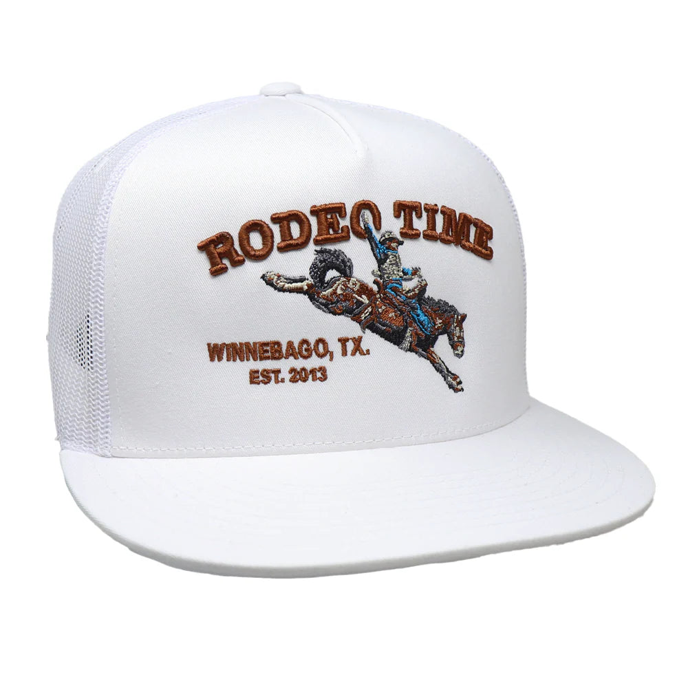 White Rodeo Time Bronc