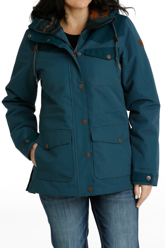 MAJ9860002 WOMENS TEAL BARN COAT