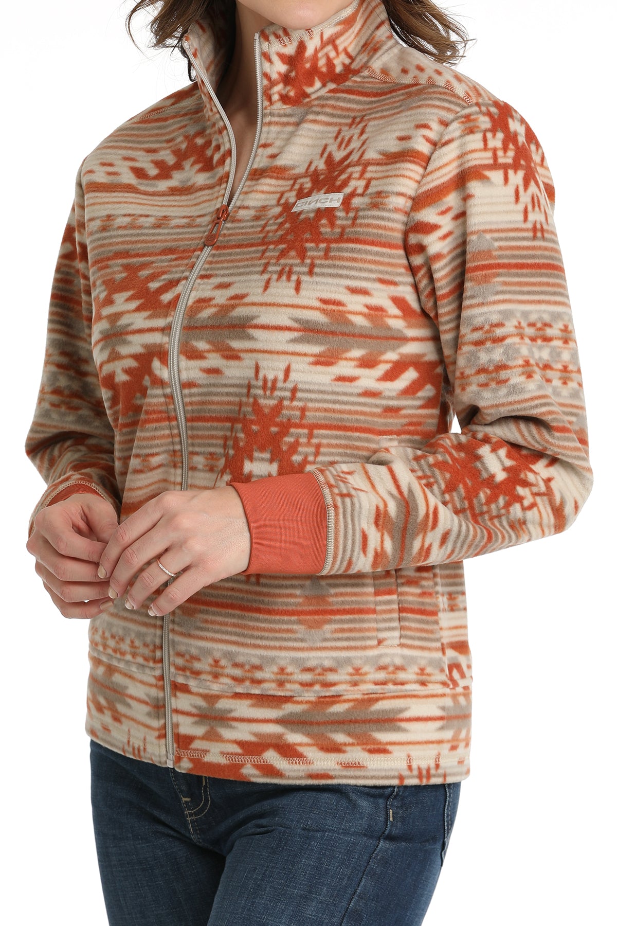 Women's Aztec Fleece Zip-UP Jacket