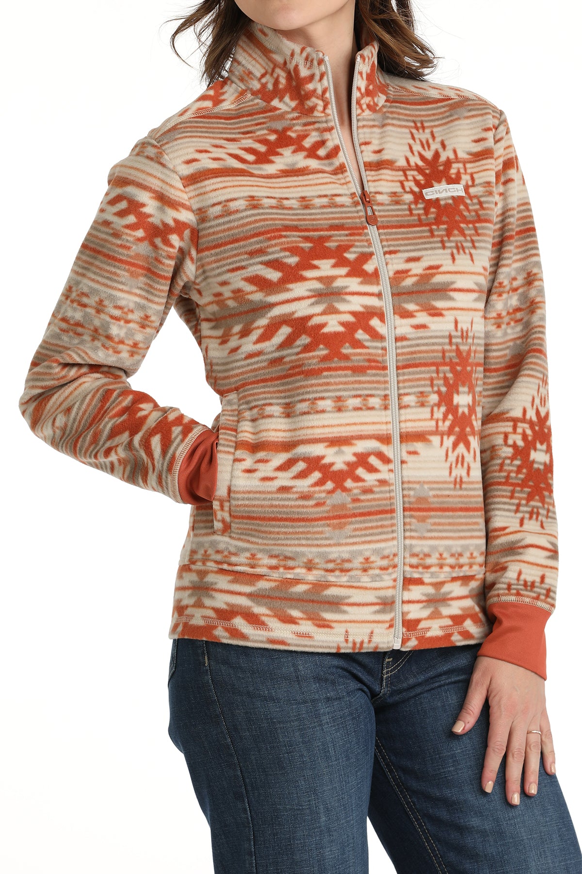 Women's Aztec Fleece Zip-UP Jacket