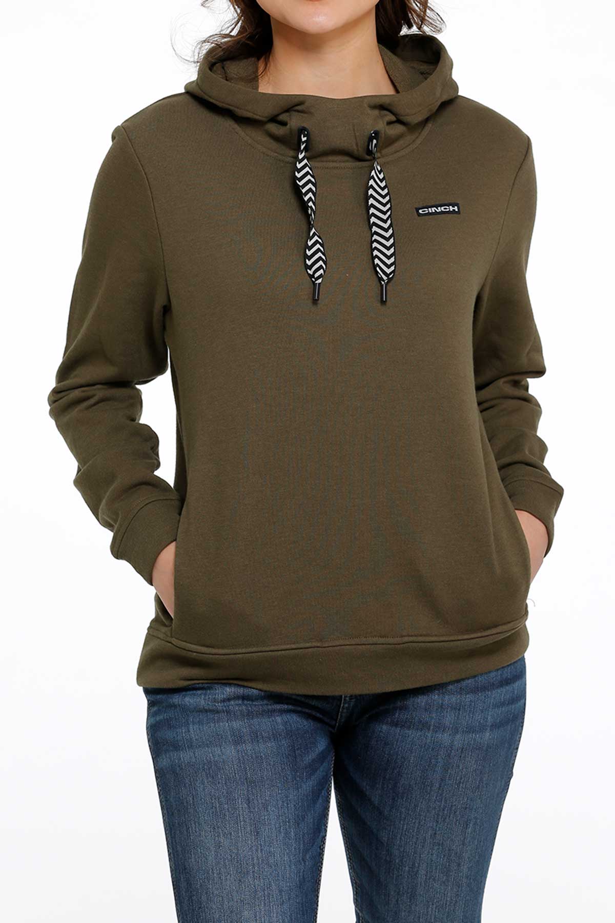 Women's Cinch Hoodie Hunter Green