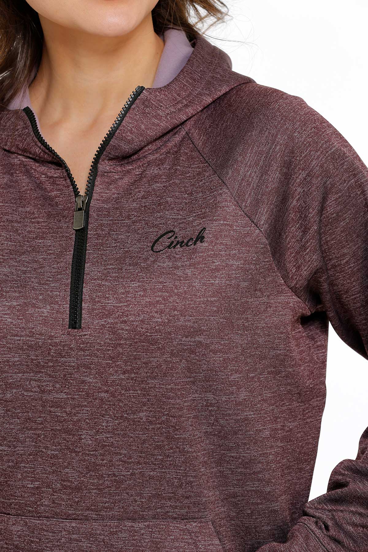 Women's Cinch Purple Hoodie