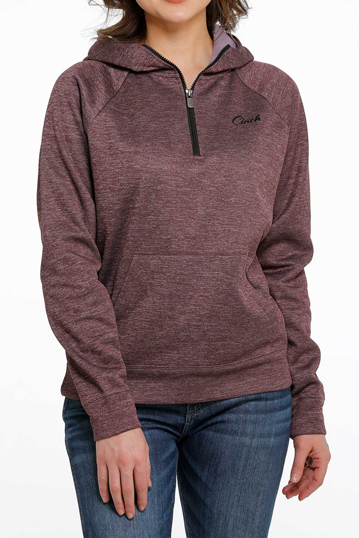 Women's Cinch Purple Hoodie