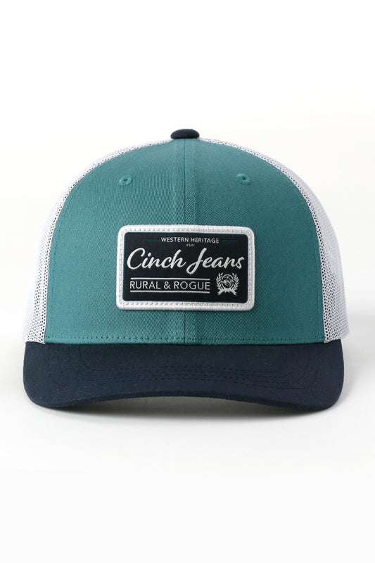 "Rural & Rogue" cap- turquoise/ navy