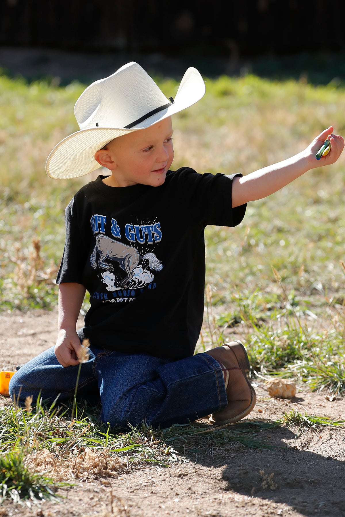 Boy's "Grit & Guts" tee