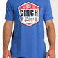 "Cinch Jeans Logo" tee- blue