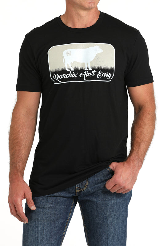 "Ranchin' Ain't Easy" tee