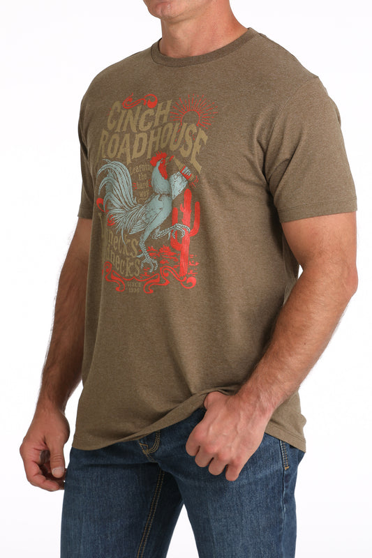 MEN'S BROWN CINCH TEE